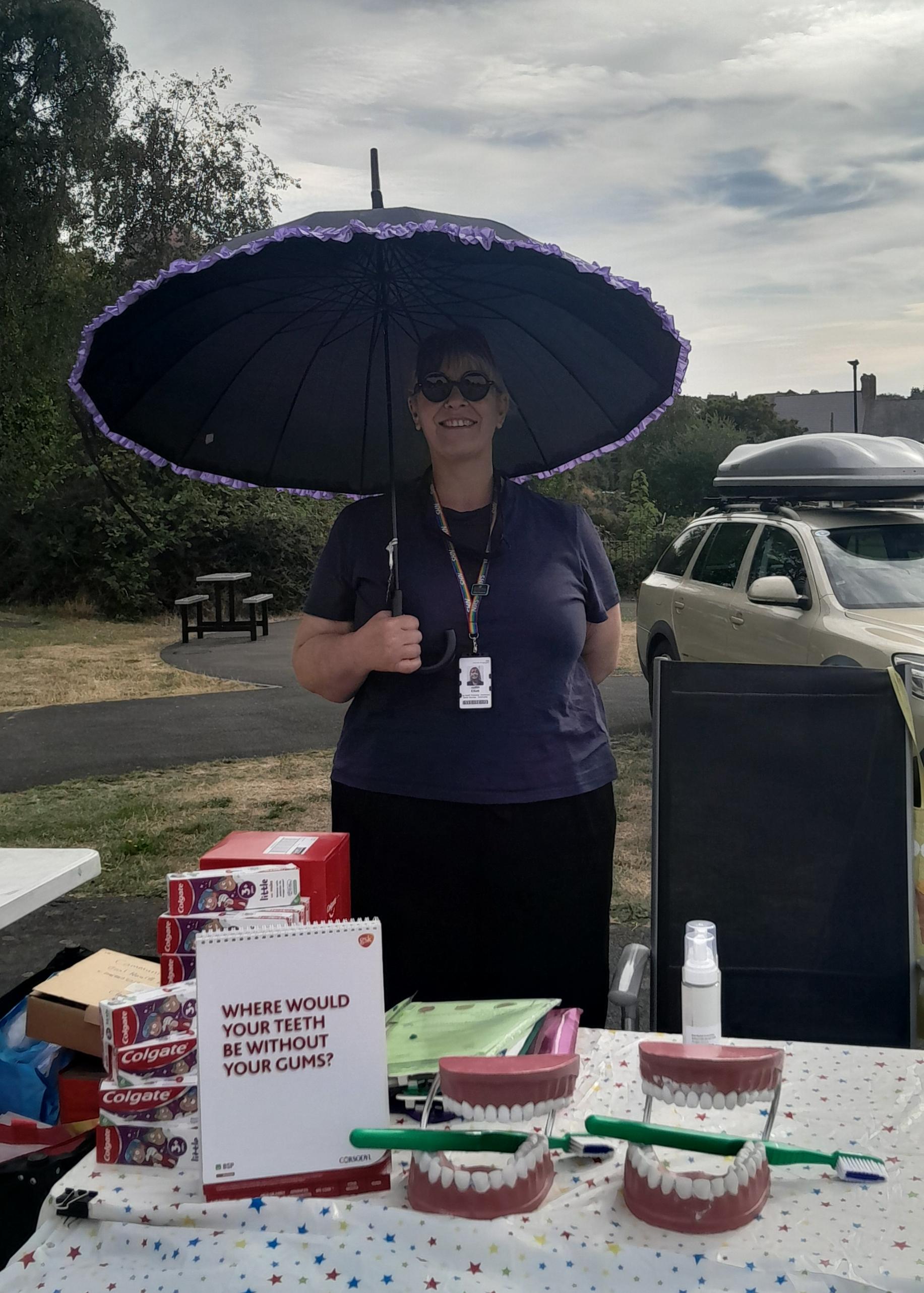 Judith Elliott, Oral Health Promotion Coordinator for Newcastle upon Tyne