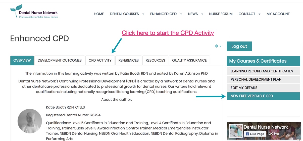 How to access the New FREE CPD