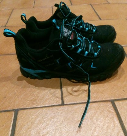 New shoes meet the rain!